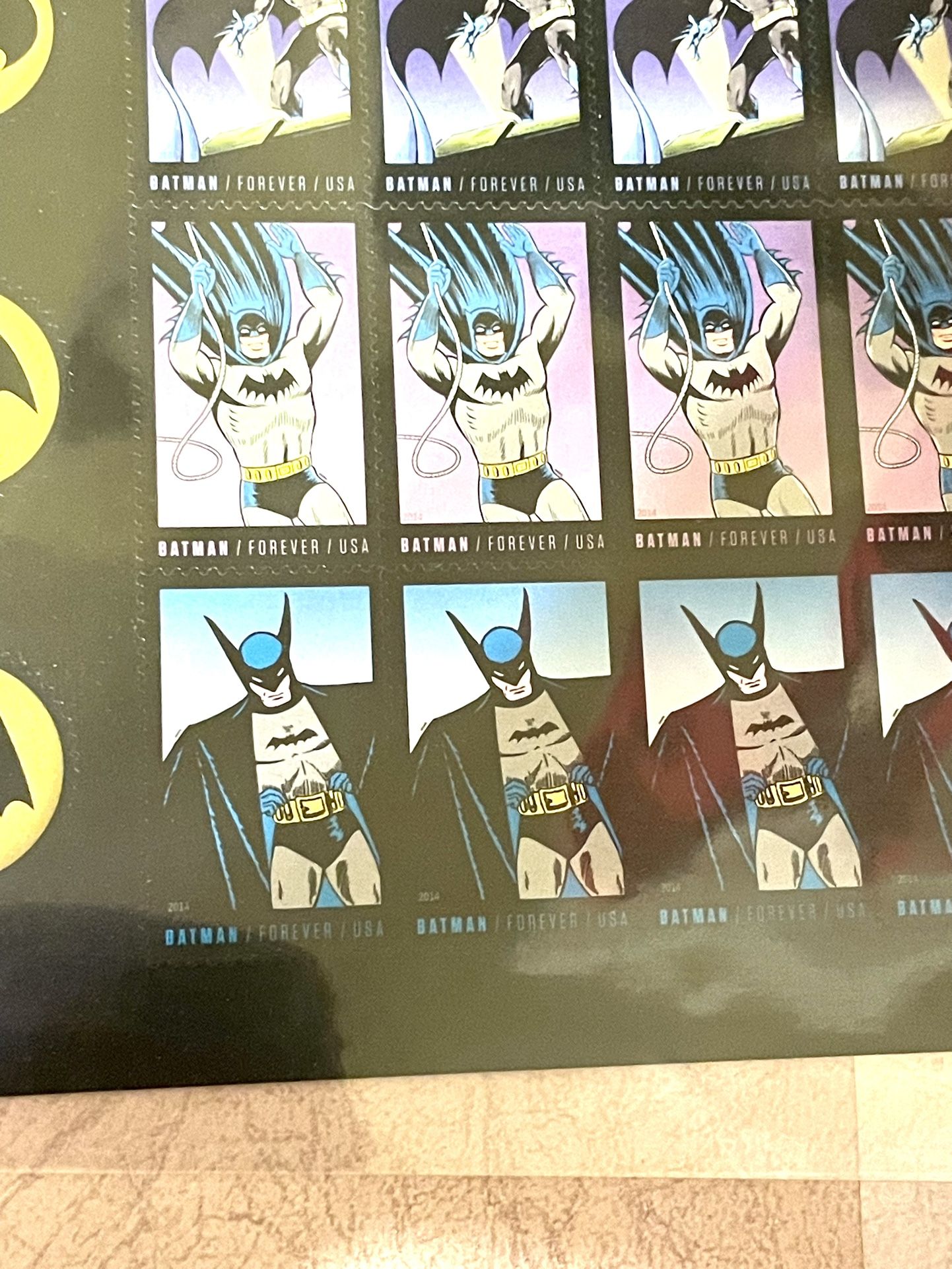 2014 USPS BATMAN Stamps