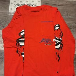 Chrome Hearts x Matty Boy “Sadistic Lipstick” Long Sleeve T-Shirt – Red – Size Medium – Brand New