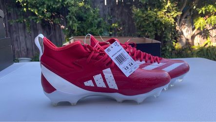 Adidas Adizero Impact Speed Juice Football Cleats Men’s Size 13 Red & White (BRAND NEW)