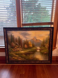 Beautiful Framed Landscape Painting
