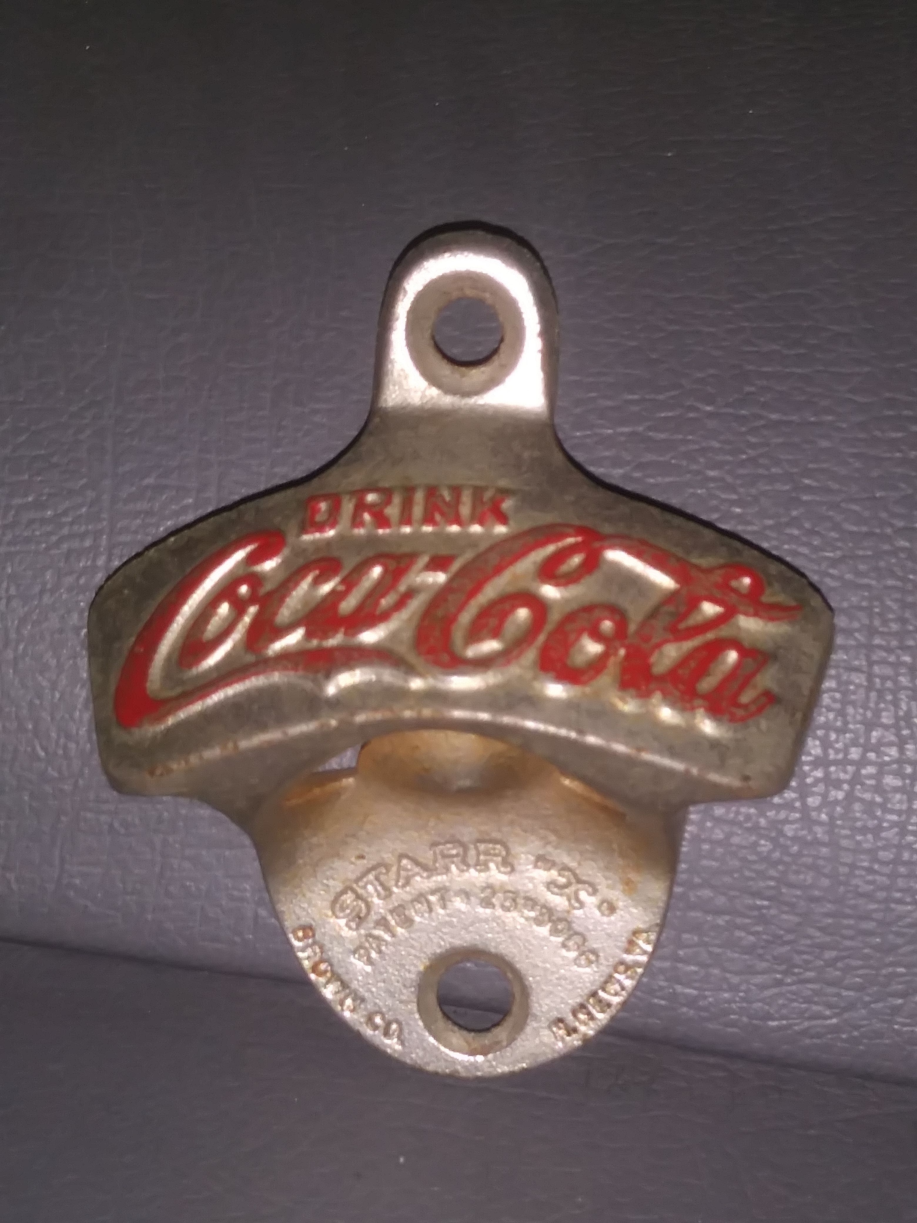 Vintage Starr "X" Stationery Bottle Opener. Made by the Brown Mfg. Co