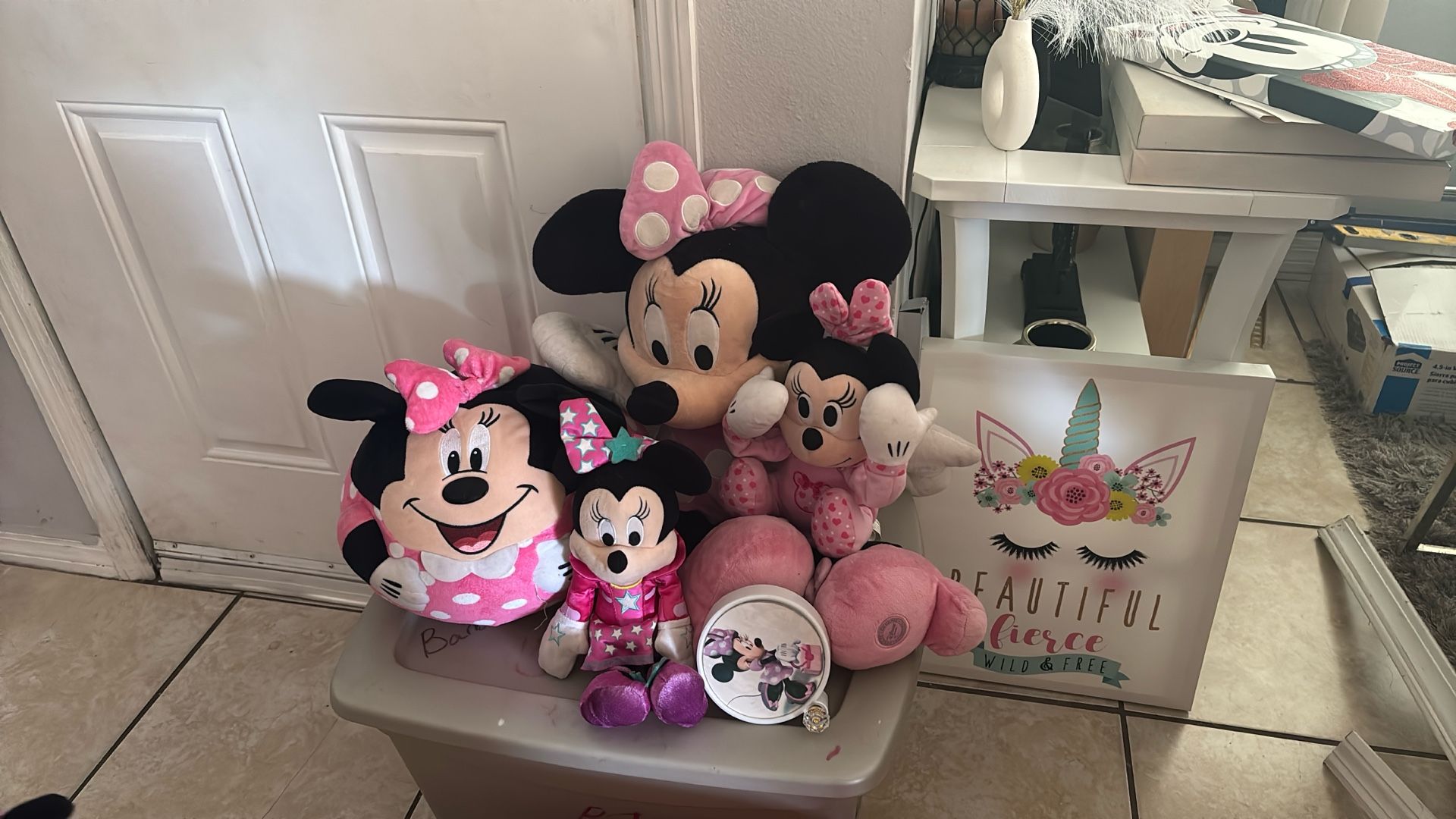 Minnie mouse plushy’s