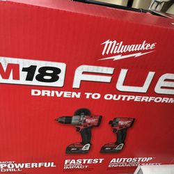 Impact Driver And Hammer Drill Combo