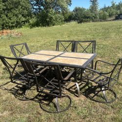 Outdoor Metal Table 