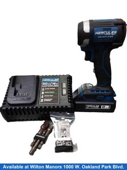 Hercules Hcb81b Blue Cordless Impact Drill