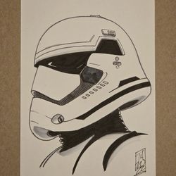 Star Wars Autographed Drawing
