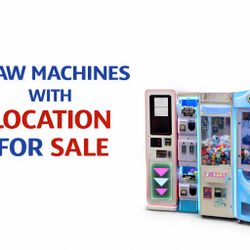 Claw Machines, Gashapon And Token Machine With Location