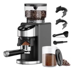 Gevi Coffee Grinder Electric, Coffee Bean Grinder with 35 Grind Settings for Espresso, Drip, French Press, Burr Coffee Grinder for Home Use, Anti-stat