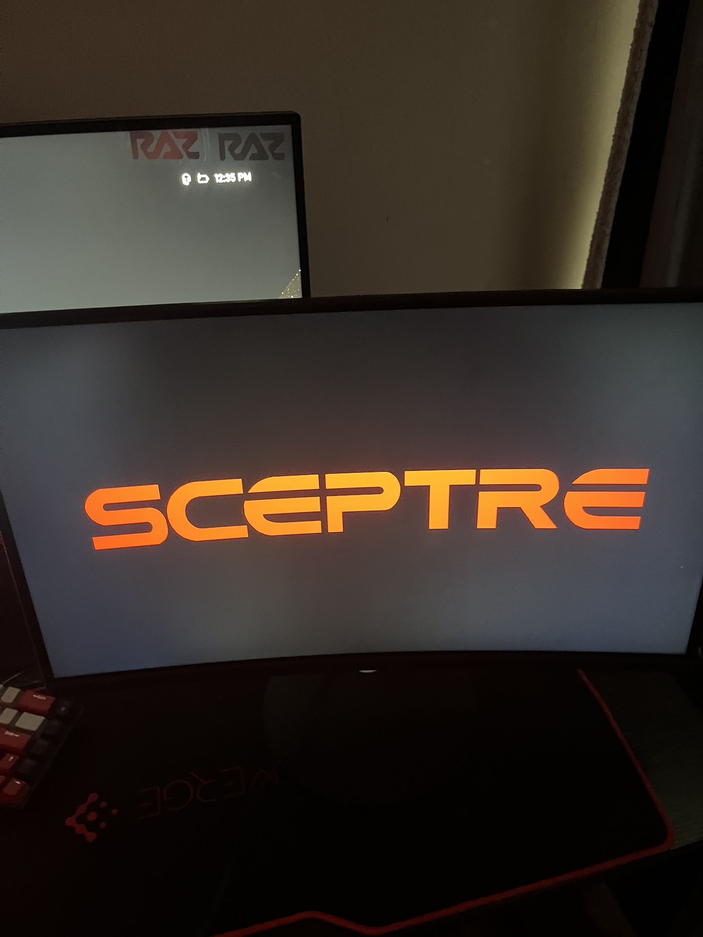 sceptre 24’ curved monitor