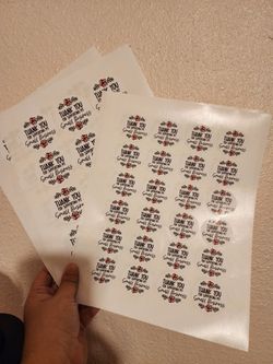Thank You Stickers 