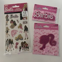 Barbie Iron On And Stickers