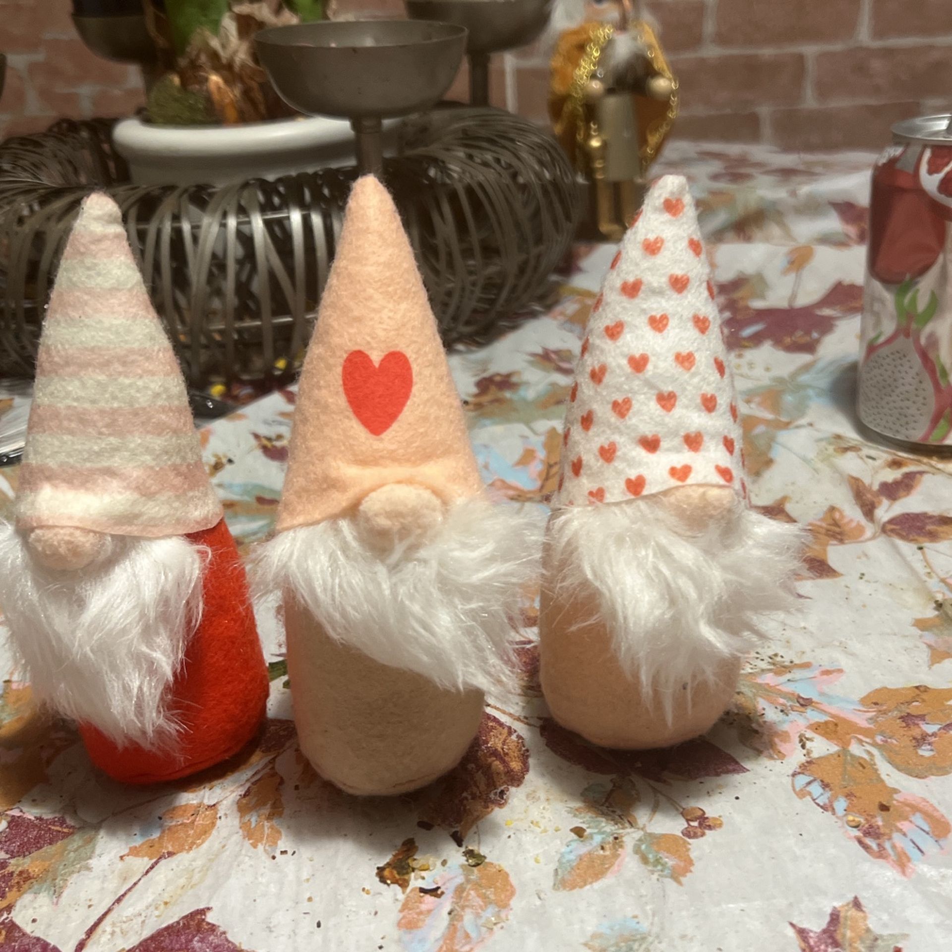 Valentines plush gnomes New