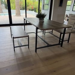Dining Table + 2 Benches