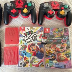 Nintendo Switch Games And Wireless Controllers 