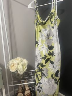 Green Floral Dress