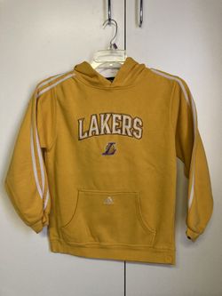 Los Angeles Lakers Vintage Adidas Hoodie Youth Large