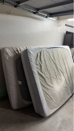 Queen Bed Frame & Mattress