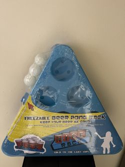 Freezable Beer Pong Rack