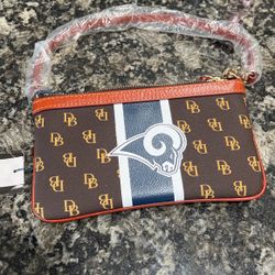 Dooney & Bourke Rams Wristlet Purse 
