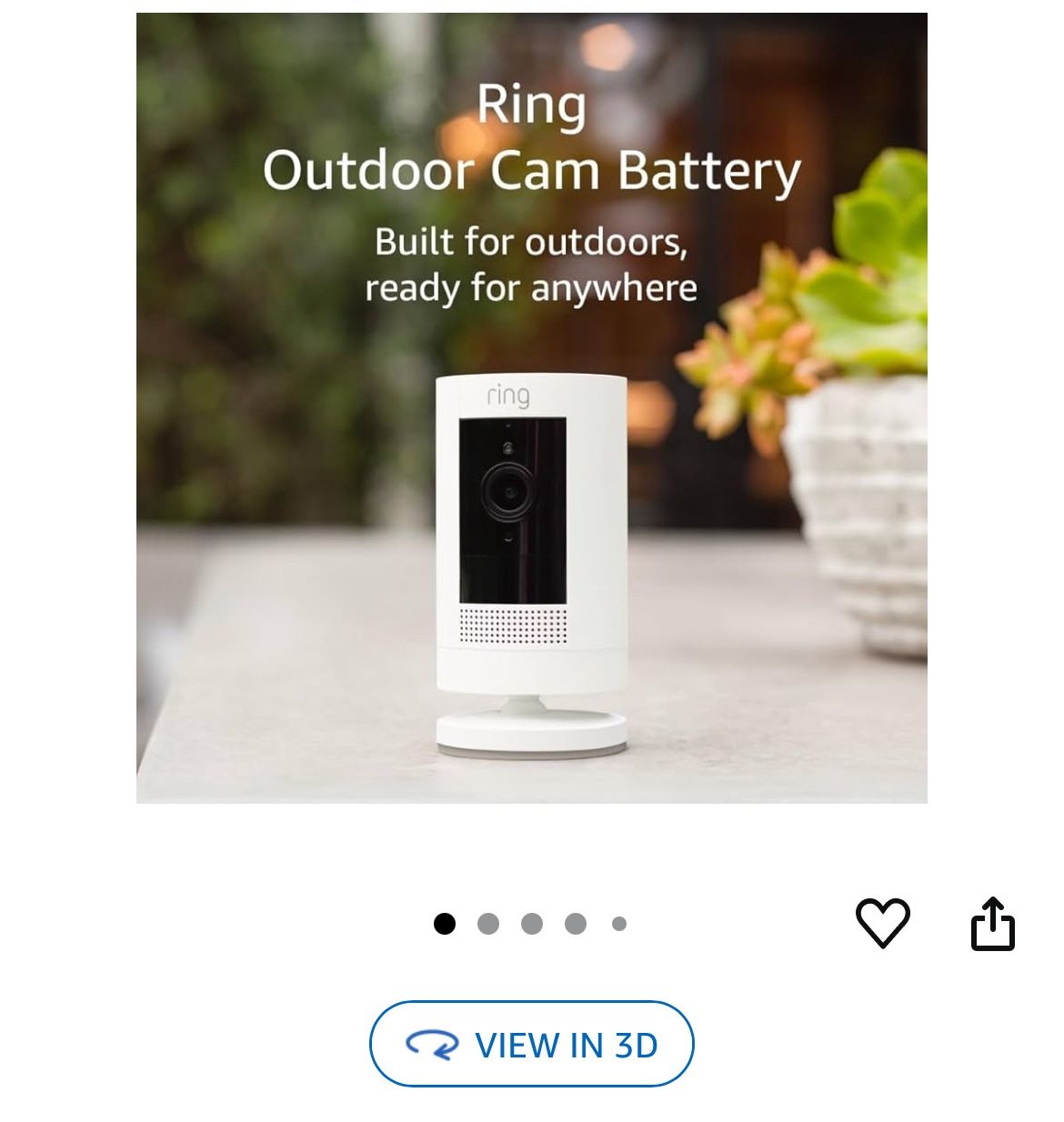 Ring Outdoor Cam (Stick Up Cam)