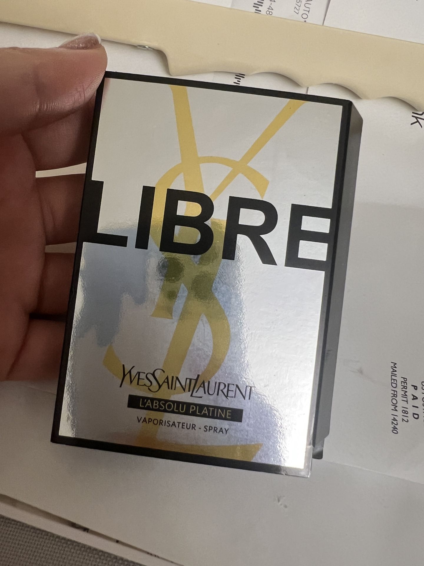 YSL YVES SAINT LAURENT LIBRE L'ABSOLU PLATINE SPRAY SAMPLE 1.2ml 0.04oz New