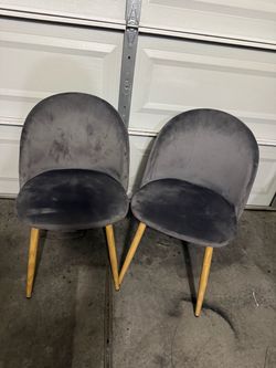 Velvet chairs