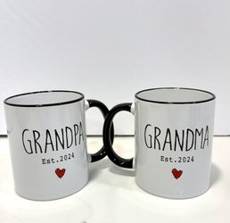 Grandparent 2024 Mugs-Set of Two