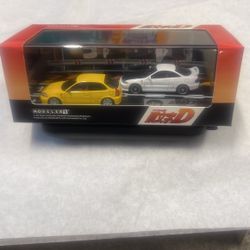 1:64 Modellers Initial D Civic Ek9 & Integra Dc 2
