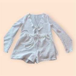 Beach Cover Up White 3 Piece  Soft Material Small 