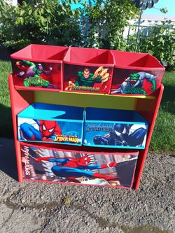 Spider-Man toy organizer