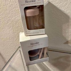 Moonkie Silicone Baby Sippy both $15