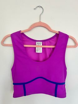 Speedo Running/Yoga/Pilates/Swim-Friendly Tank Top Workout Sport Bra TShirt