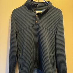 Men’s Sonoma Size Medium 3/4 Button Zip. Super Soft Material. Thin