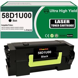 Eficazink 58D1U00 Ultra High Yield Toner Cartridge Compatible For MS725dvn MS823n MS823dn MS825dn MS826de MX722ade MX722adhe MX725adve MX822ade MX822a