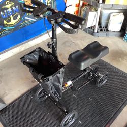 MG. Health Brand New Knee Rollator Easy Fold And Go Light Weight Holds Up To 300 Pounds  Supports Weight Capacity of 300 lbs: Deluxe knee walker built