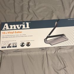 Anvil 12 in Viny| Cutter Steel Blade 13/64 in Aluminum Base Gray Black