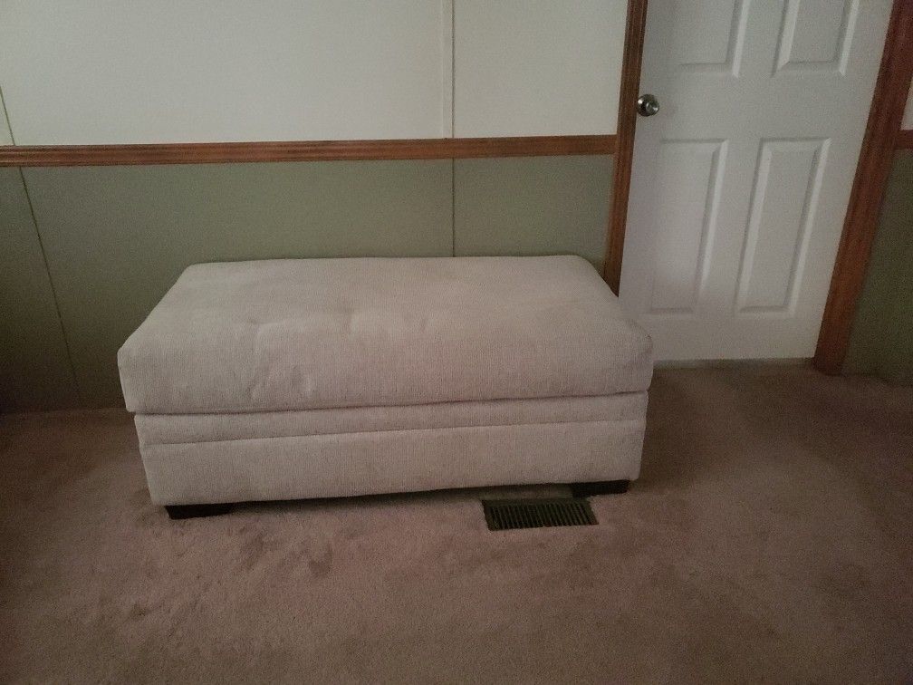 Beige Ottoman 