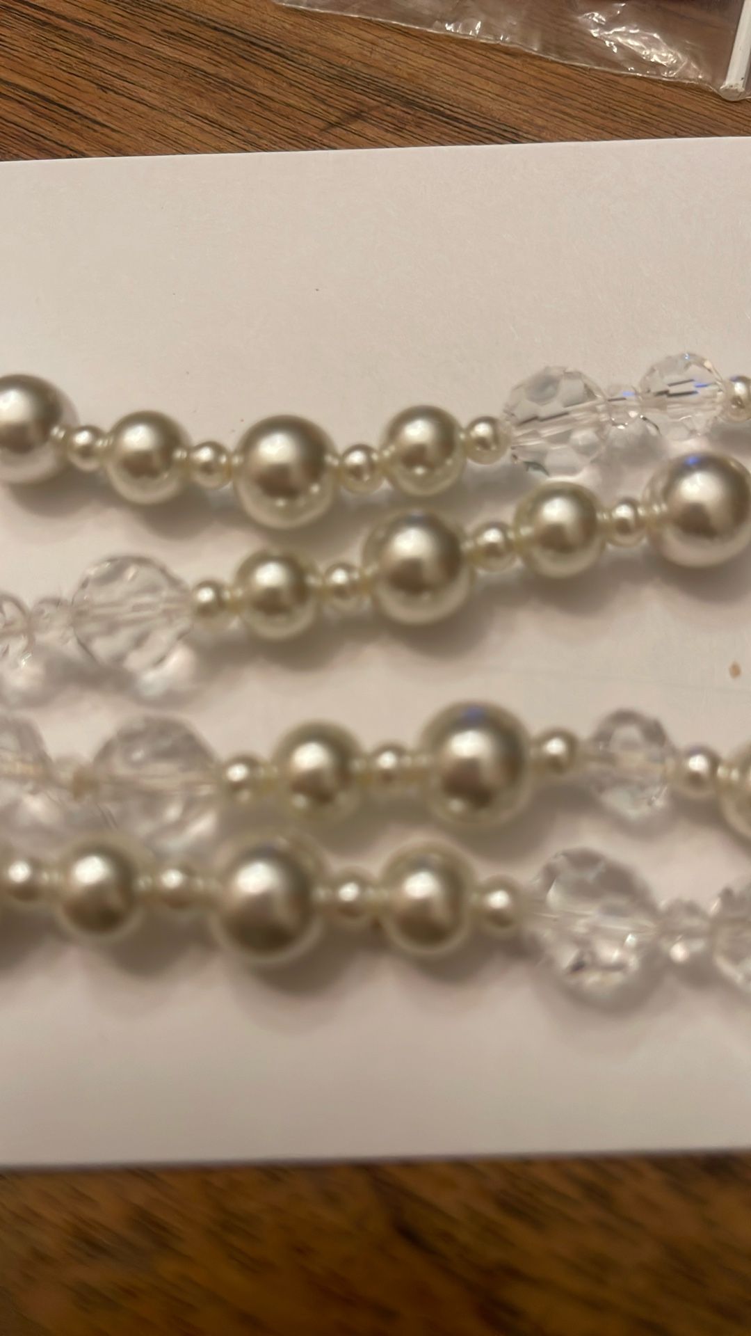 22” Faux Pearl Necklace