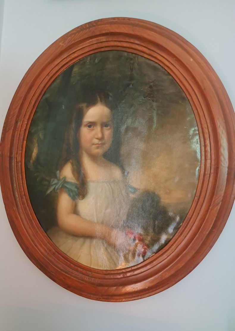 19th Century Oil Painting Portrait