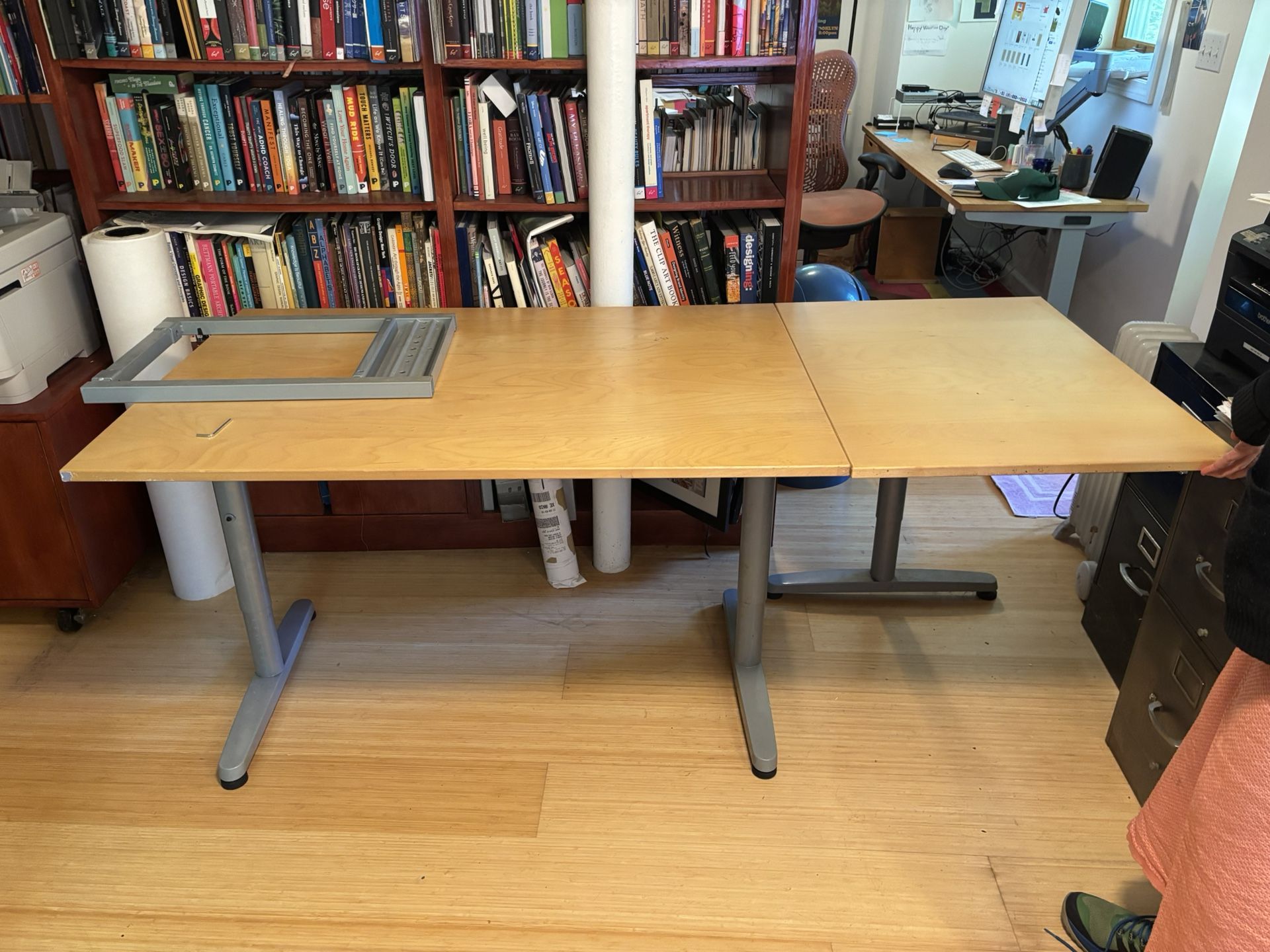 IKEA Galant Desk And Extension