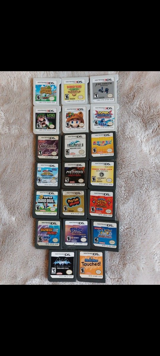 Nintendo DS/3DS Loose Games 