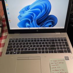 HP ProBook 650 G5 15.6” . Complete specifications in picture. Comes with Charger. 