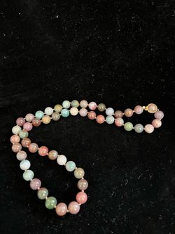 Necklace agate various colors