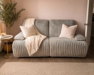 Ultra Plush Gray Reclining Loveseat, Super Comfortable