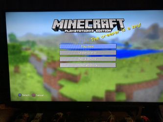 Minecraft PlayStation 3 Edition PS3 Game (in Good Condition)