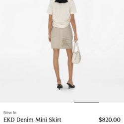 Burberry Denim Skirt 
