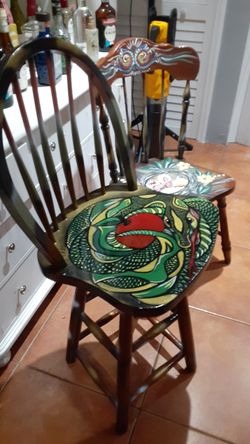 Sillas decoradas arte original