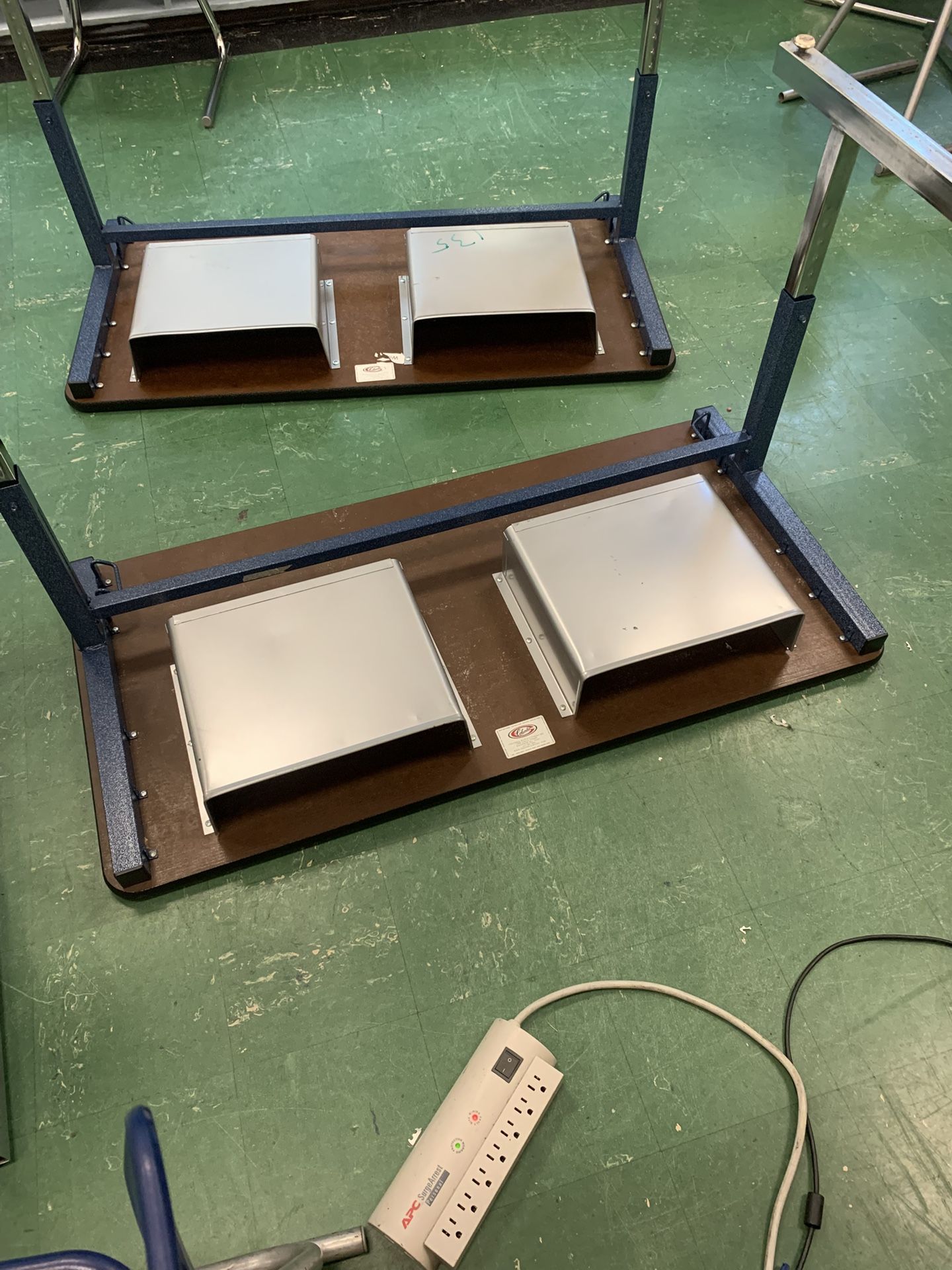 Under Desk/ Table/ Workbench Metal Storage Recycled Units