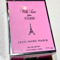 1.7oz (50ml) With Love from Paris-Jean Marc Paris-Eau de Parfum *New Sealed*