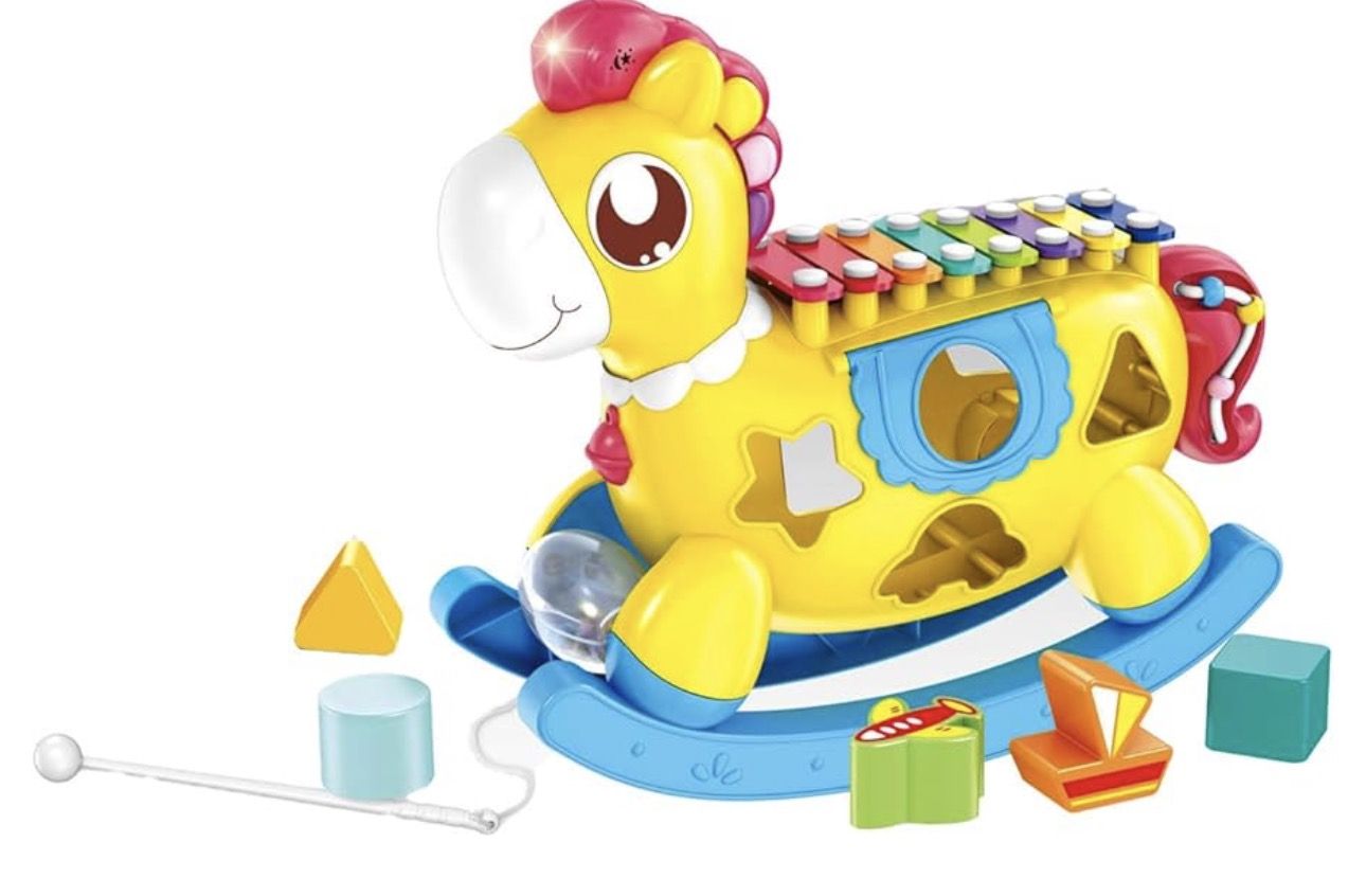 New in box musical activity horse for kids